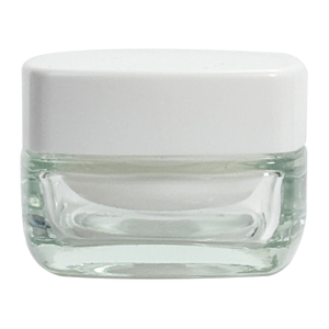 30ml Square Glass Cream Jar with PP Lid