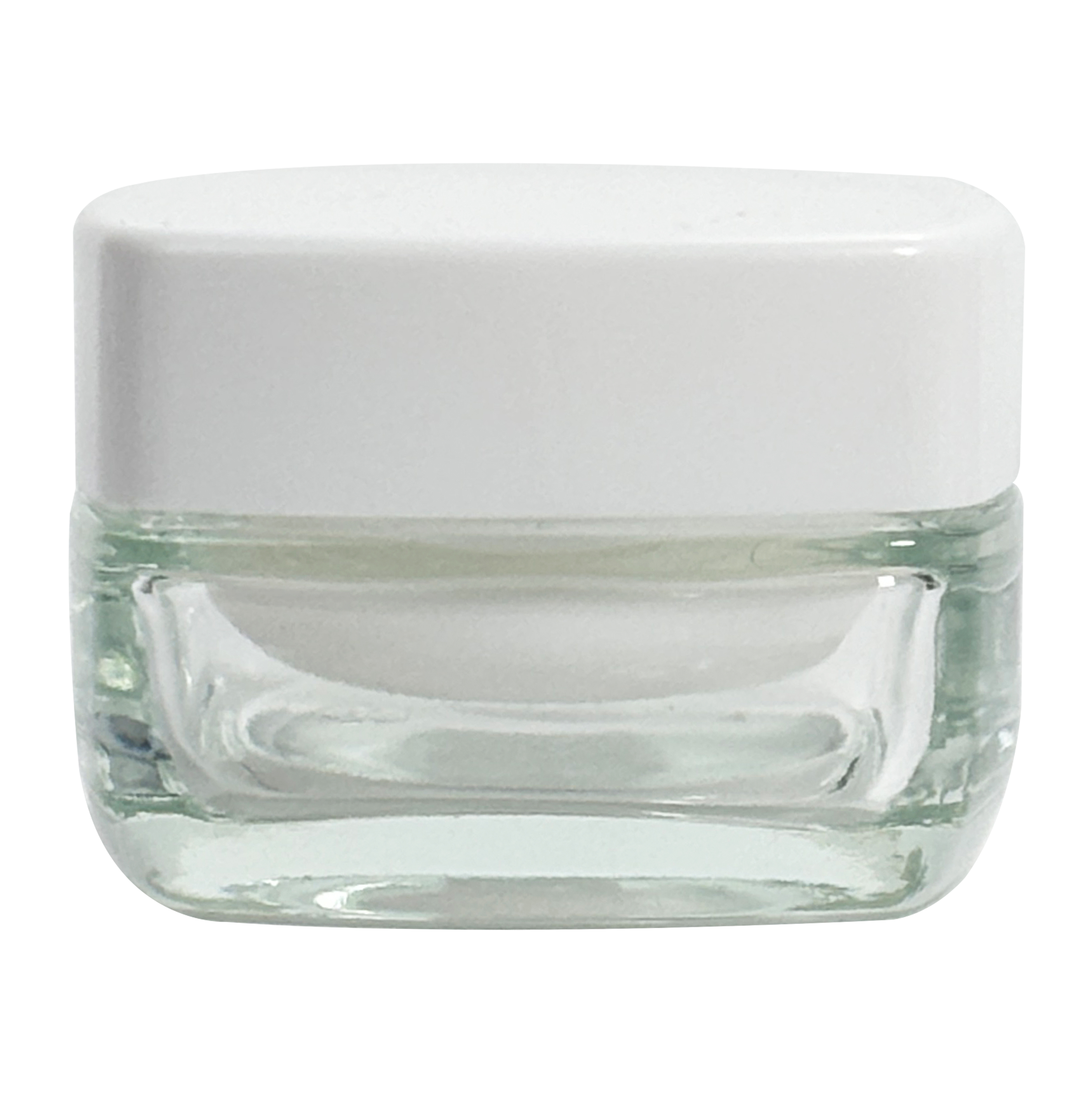 30ml Square Glass Cream Jar with PP Lid