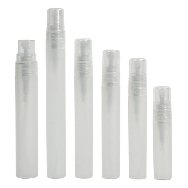 Frosted Plastic Pen-Style Perfume Atomizer Bottle
