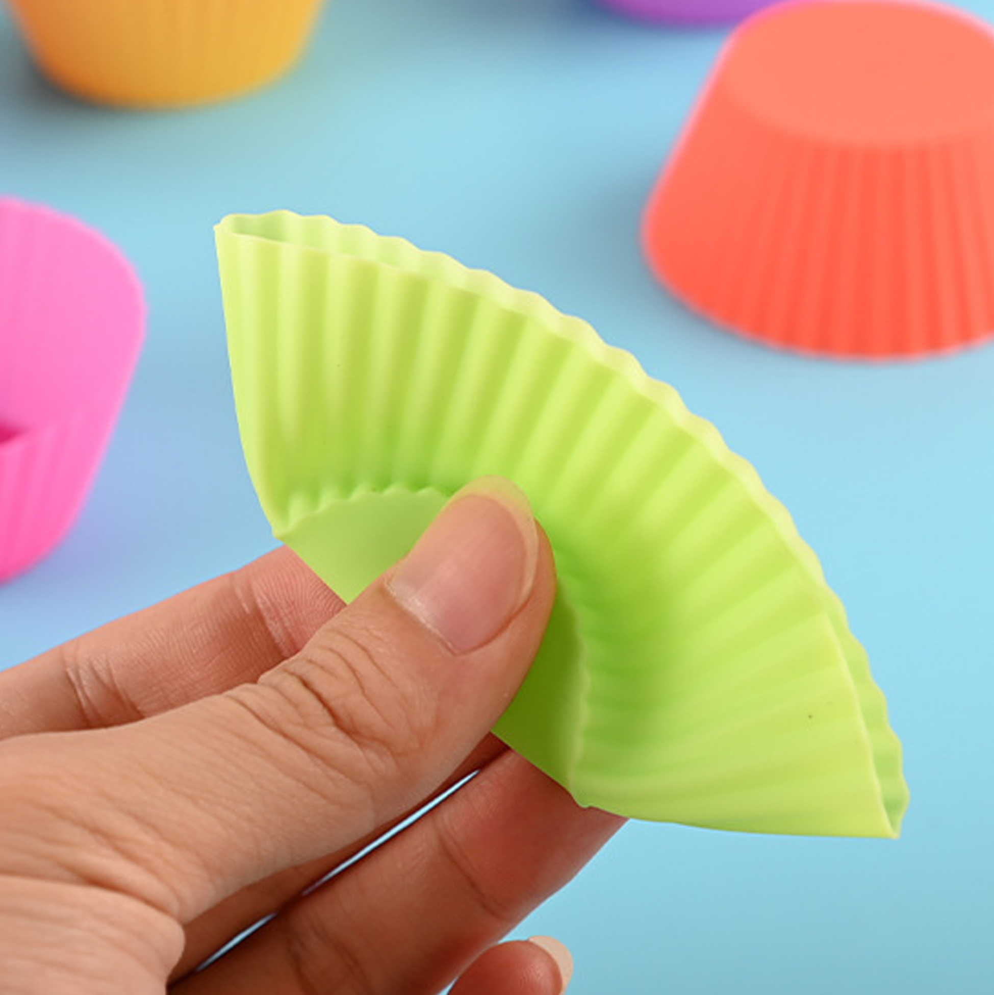 Set of 6 ATRIH Silicone Cupcake Liners