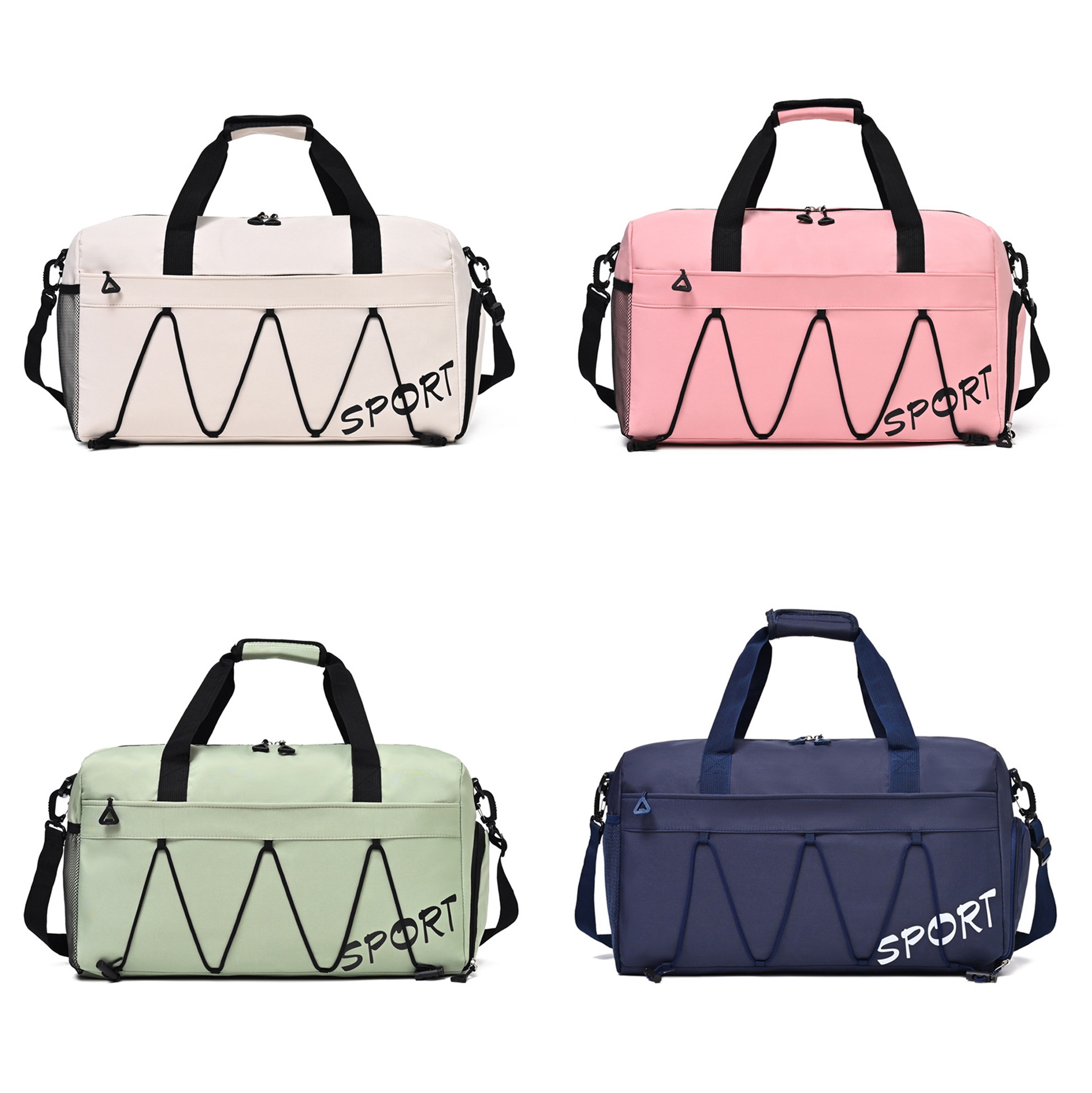 Sports Duffle Bag, Gym Travel Weekender Bag