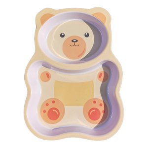 Cute Bear Shaped Kids' Plate
