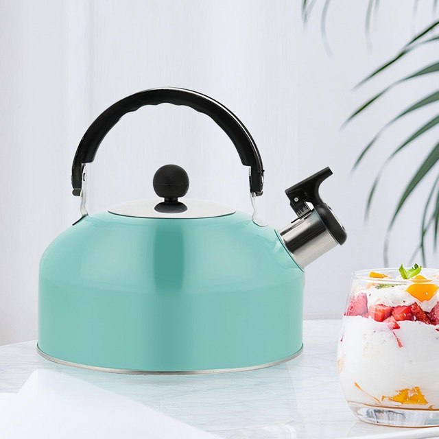 2L Green Stainless Steel Whistling Kettle