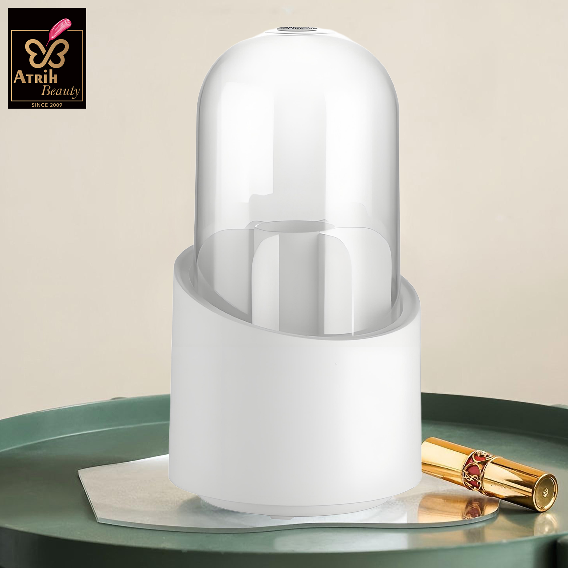 Rotating Makeup Brush Organizer