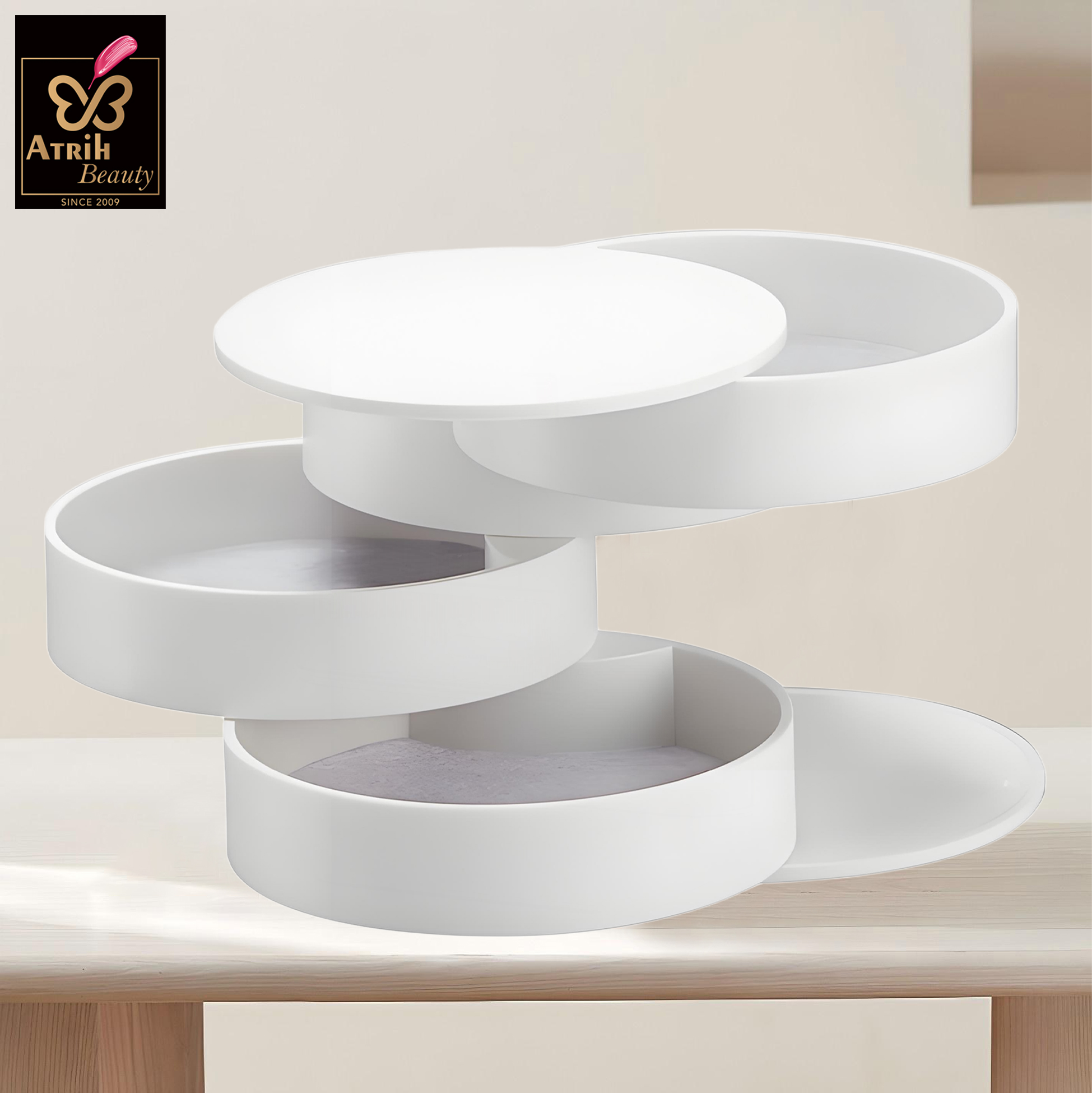 Stackable Round Jewelry Organizer