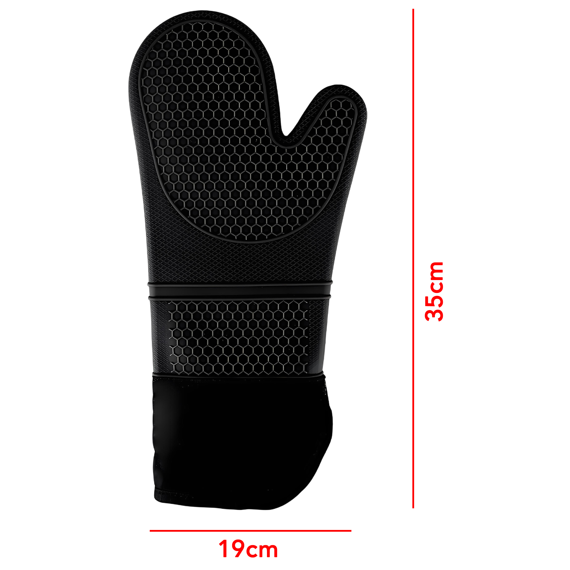 Modern Grey Silicone Oven Mitt