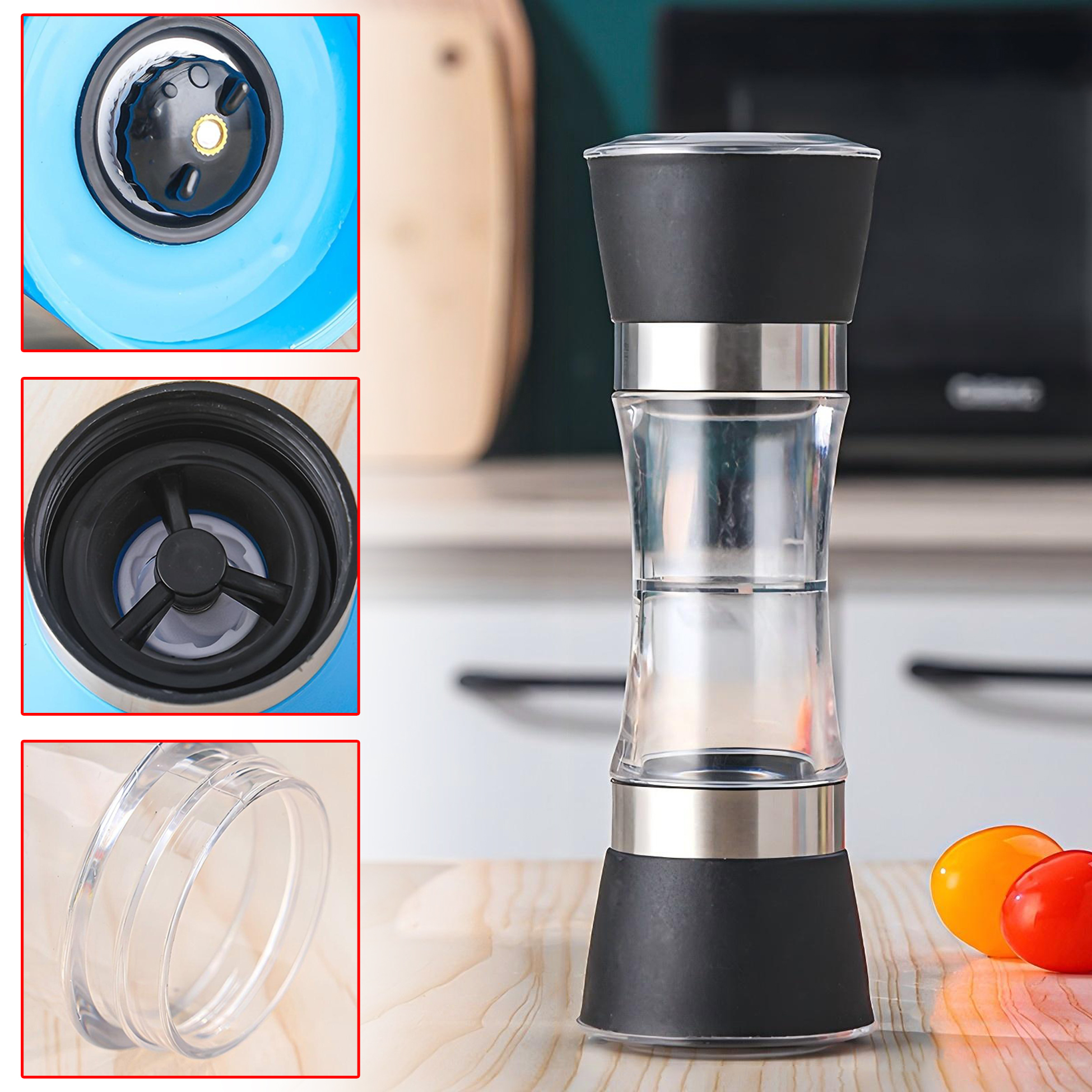Plastic Ceramic Spice Grinder