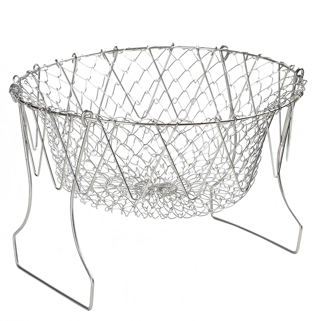 Stainless Steel Frying & Draining Basket