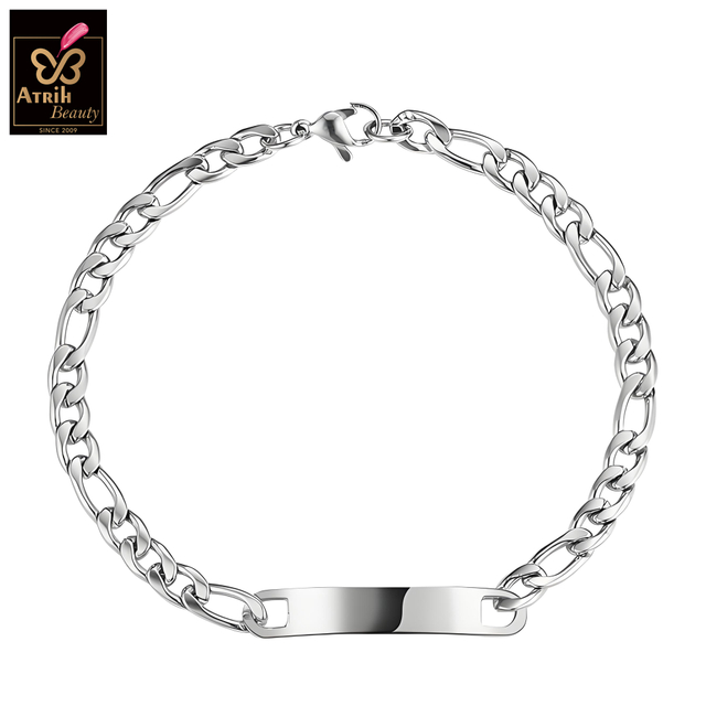 Stainless Steel Bracelet with Chunky Link Chain