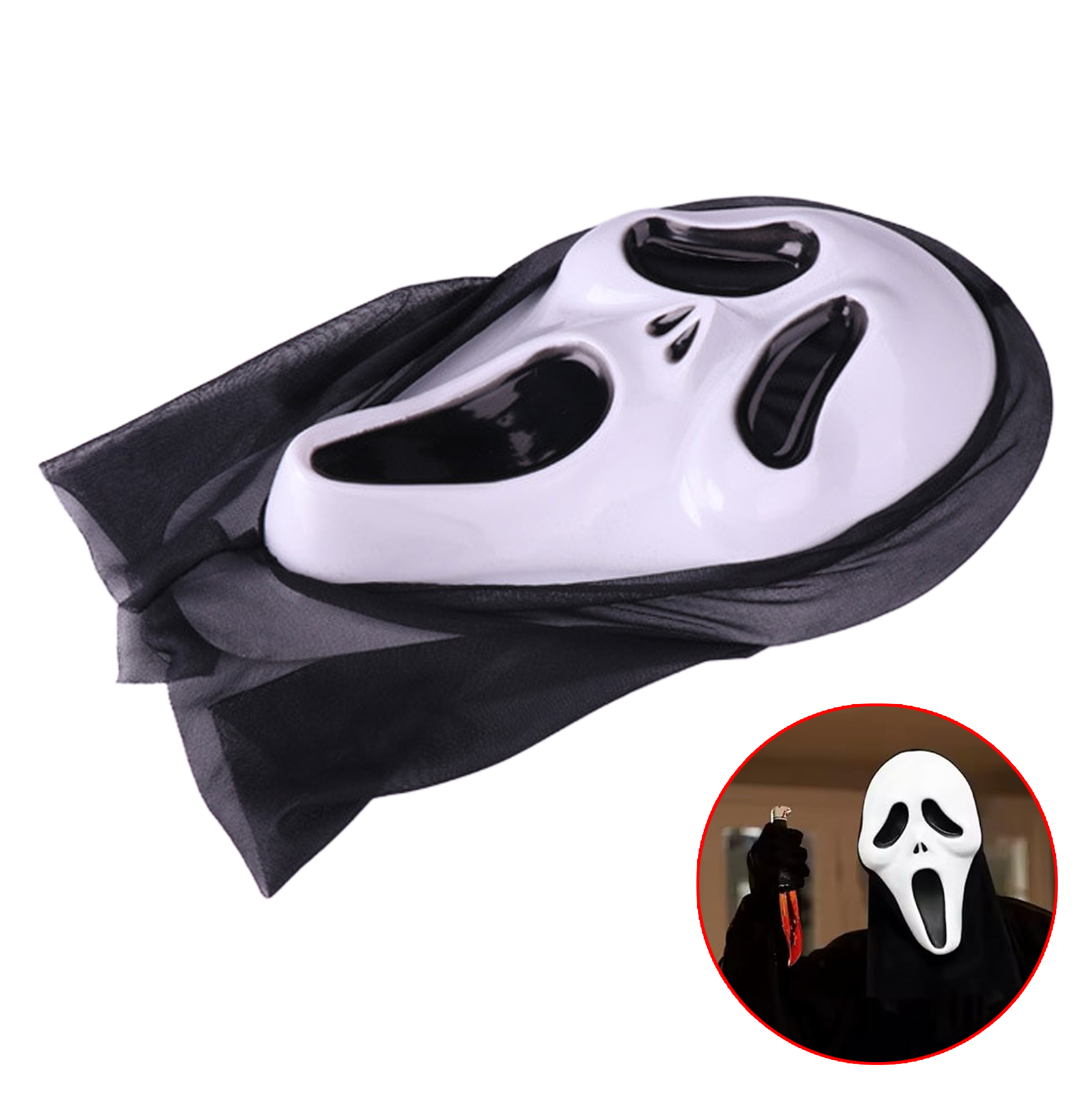 Scream Ghost Face Mask