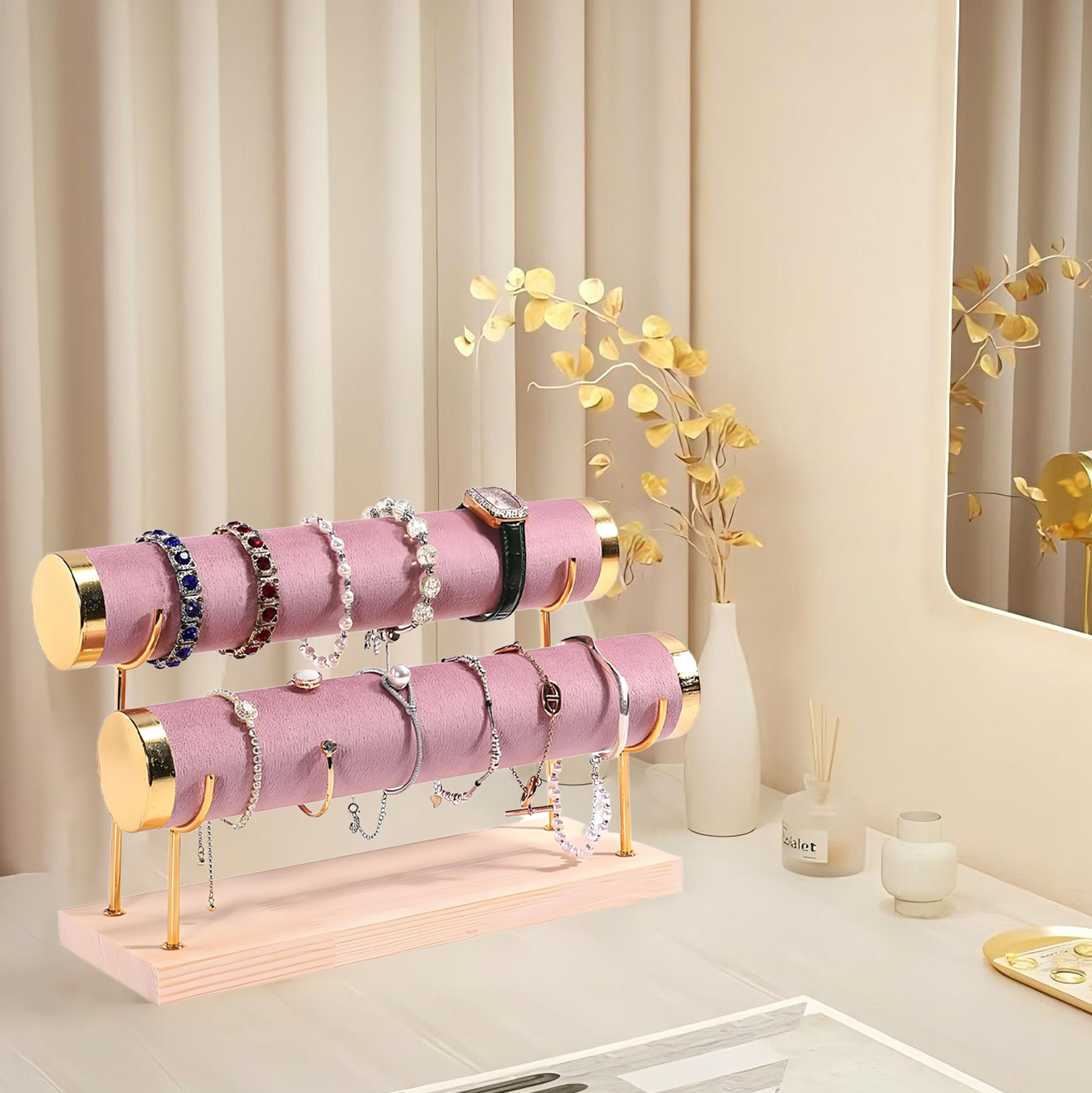 2-Tier Bracelet Holder Display