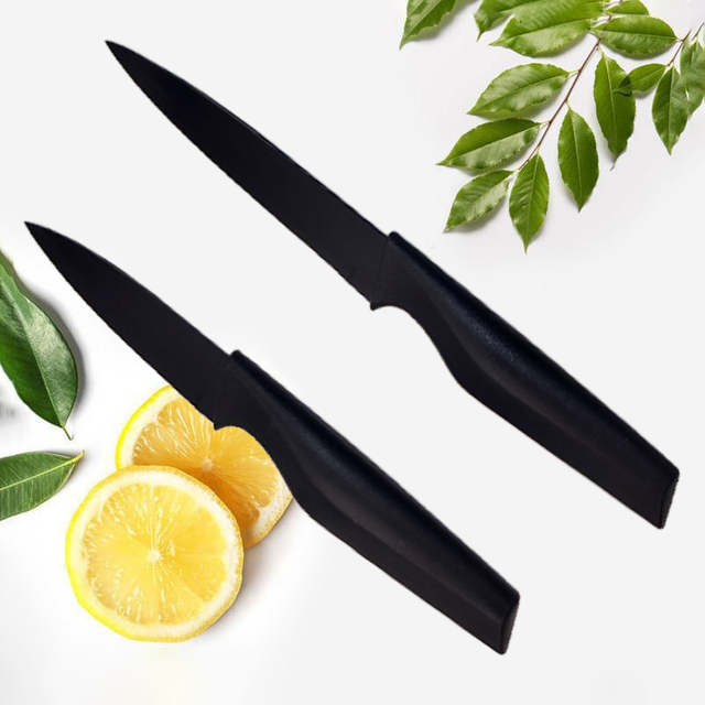 Black Stainless Steel Kitchen Knife Set
