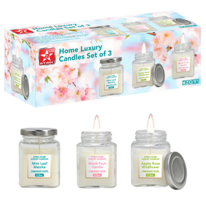 Aromatherapy Scented Candle Jar Set