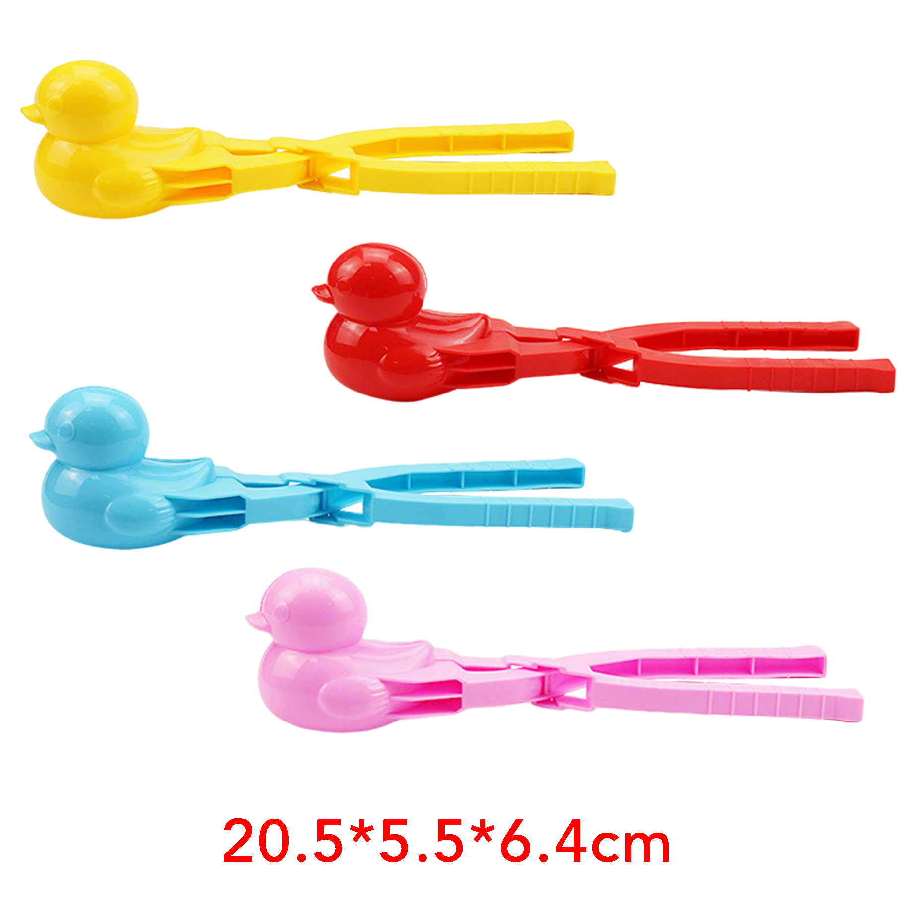 Duck-Shaped Snowball Maker Clips