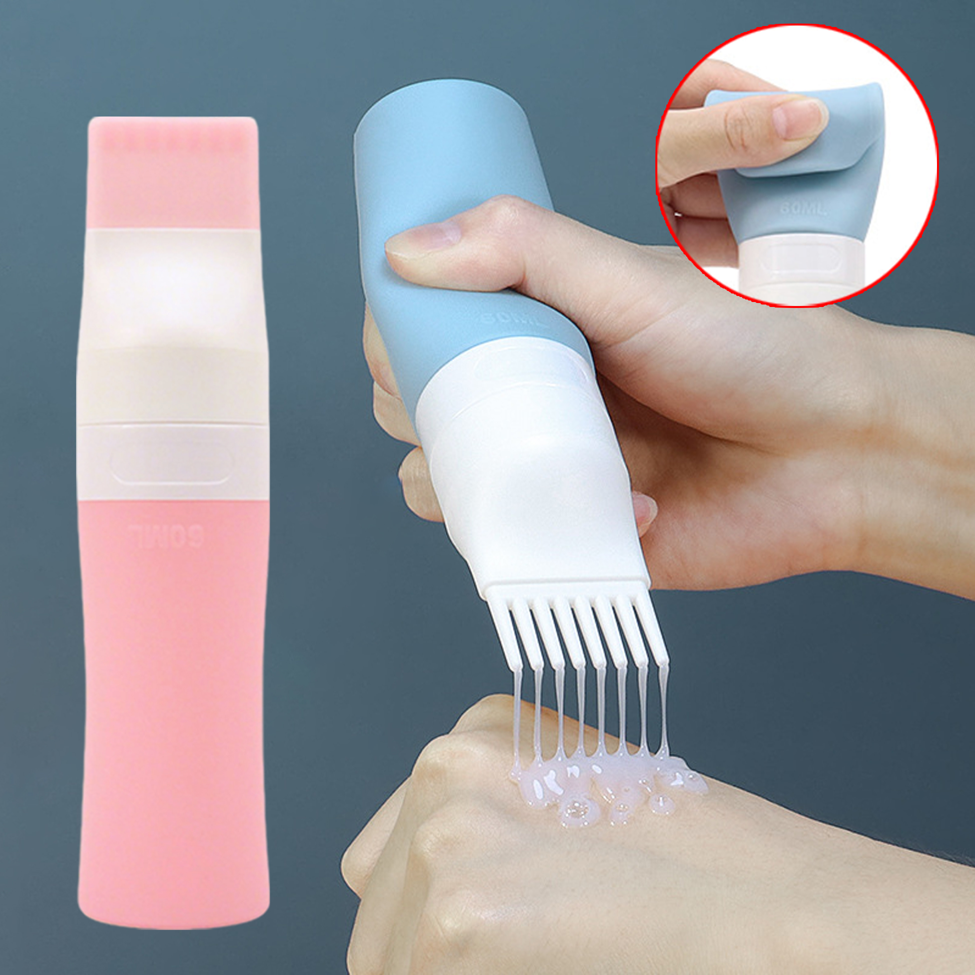 Pink Skincare & Hair Accessory Set of 6