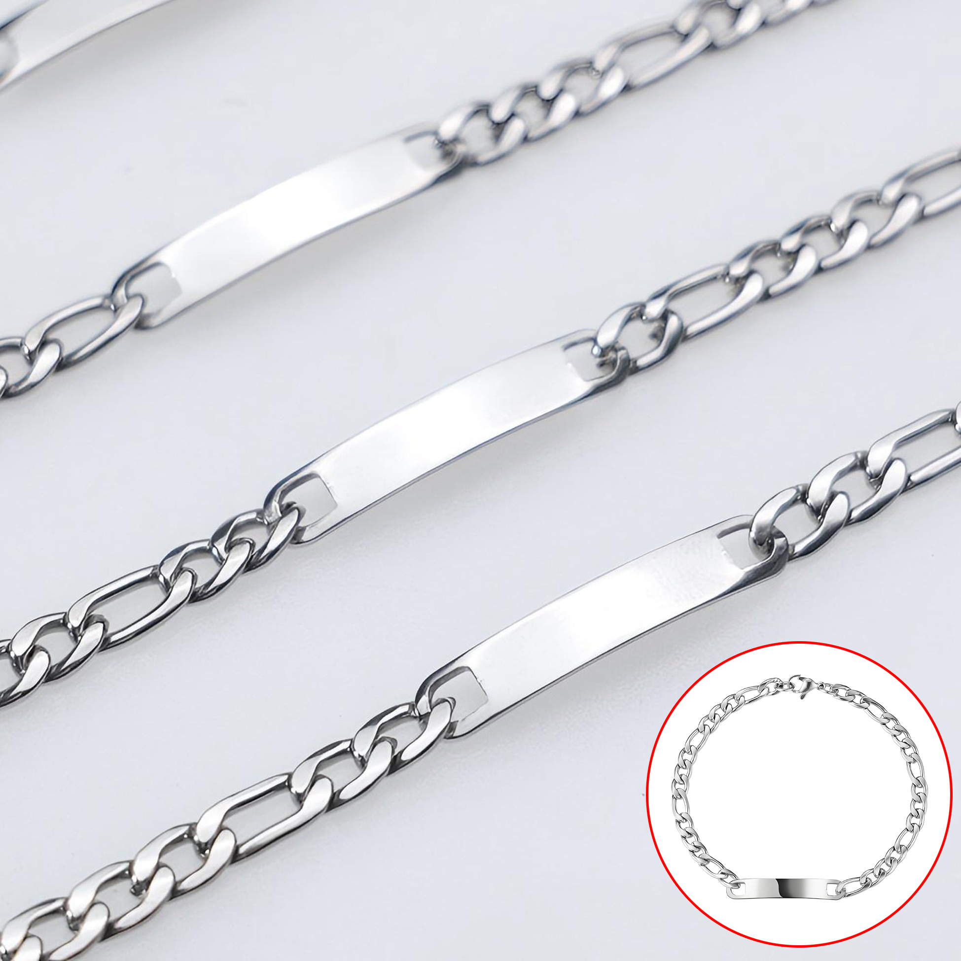 Stainless Steel ID Bracelet