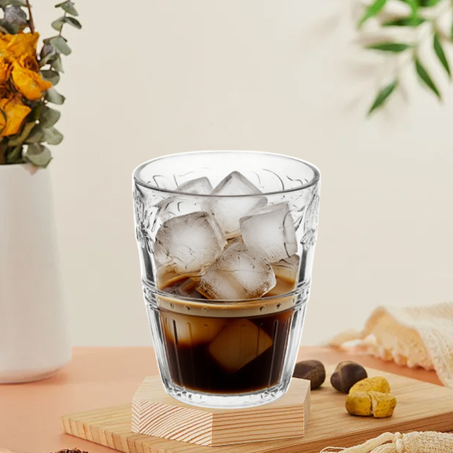 6-Piece Etched Pattern Glass Tumbler Set