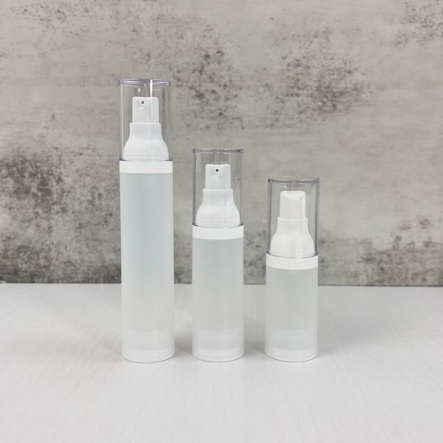 Translucent Frosted Airless Lotion Bottles