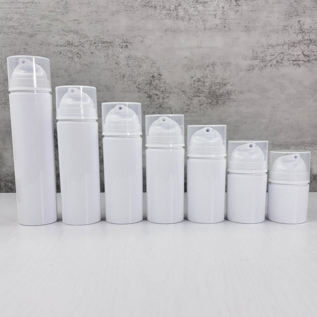 White Airless Lotion Bottles