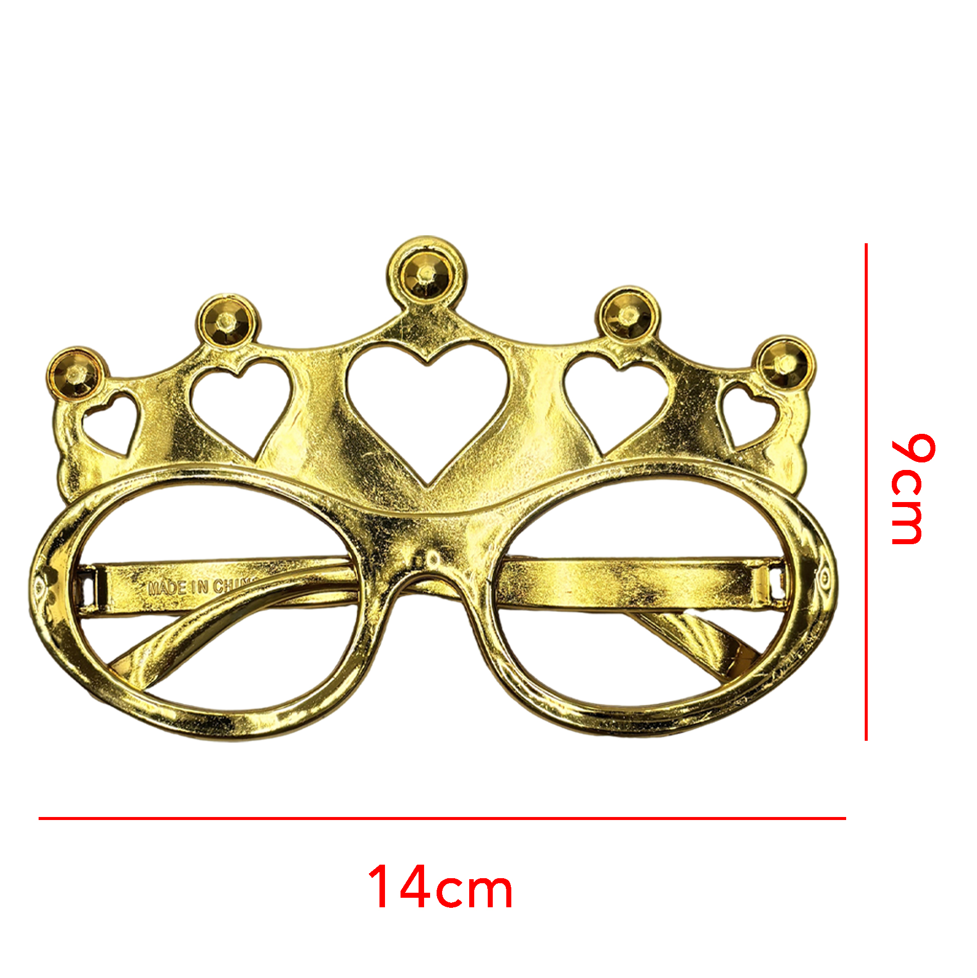 Crown-Shaped Party Glasses Set
