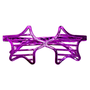 Star-Shaped Purple Party Glasses