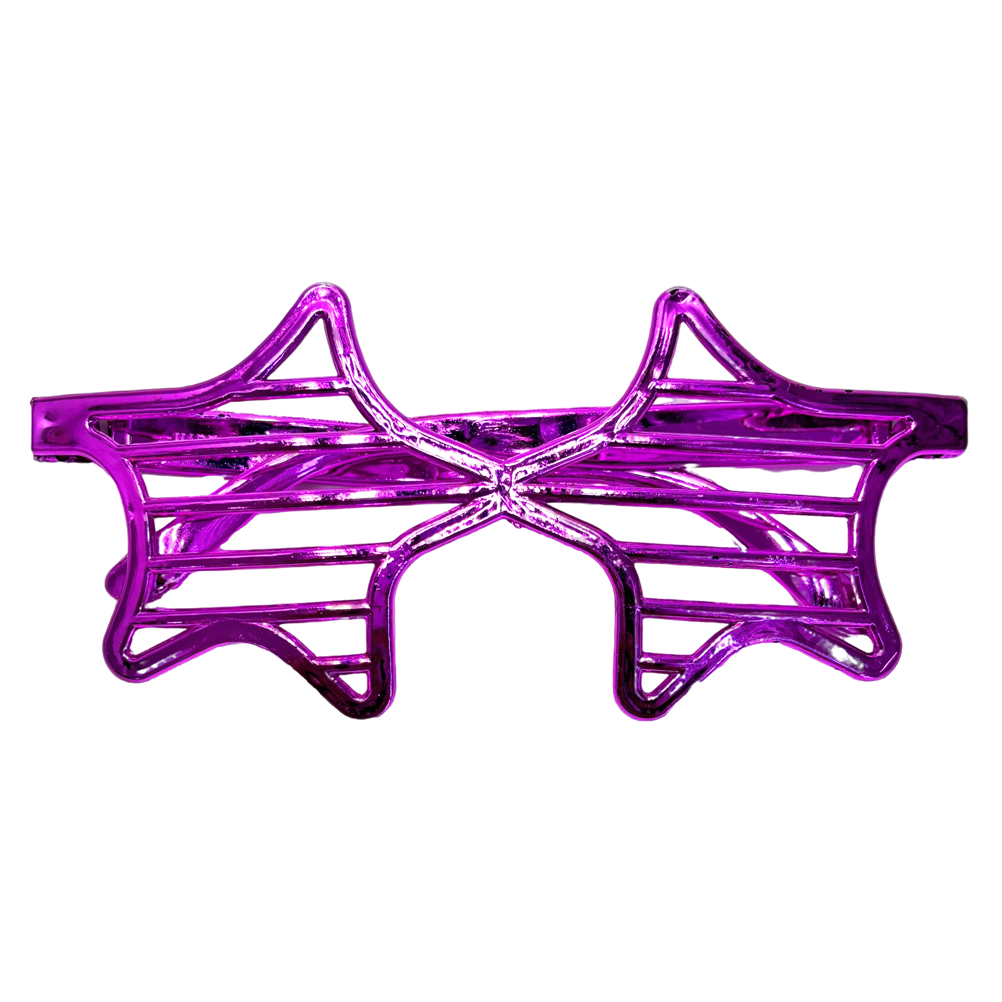Star-Shaped Purple Party Glasses