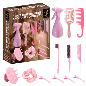 Pink Hair Styling Tool Kit