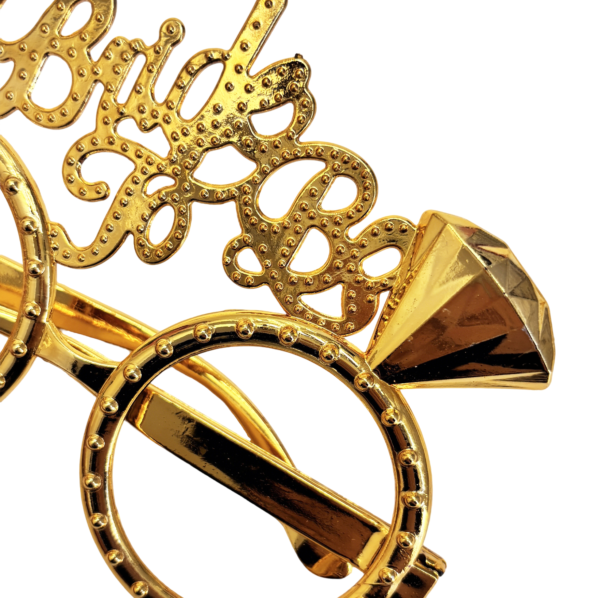 BrideBabe Gold Party Glasses