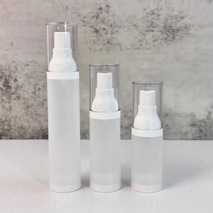 White Frosted Vacuum Spray Bottles
