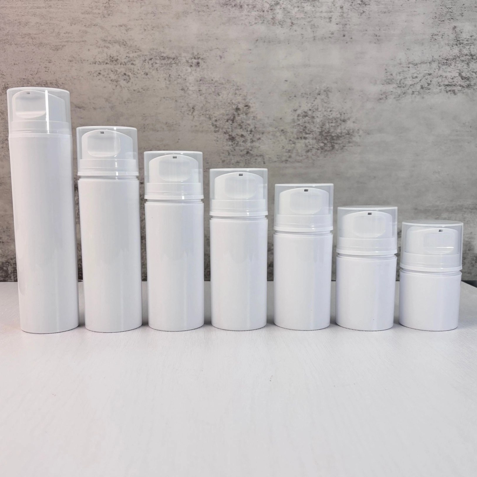 White Airless Vacuum Lotion Bottles