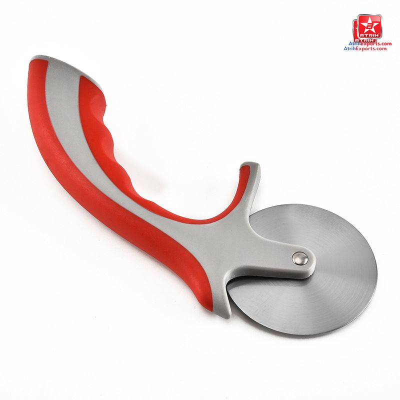 Premium Stainless Steel Pizza Cutter - Professional Kitchen Tool for Effortless Slicing