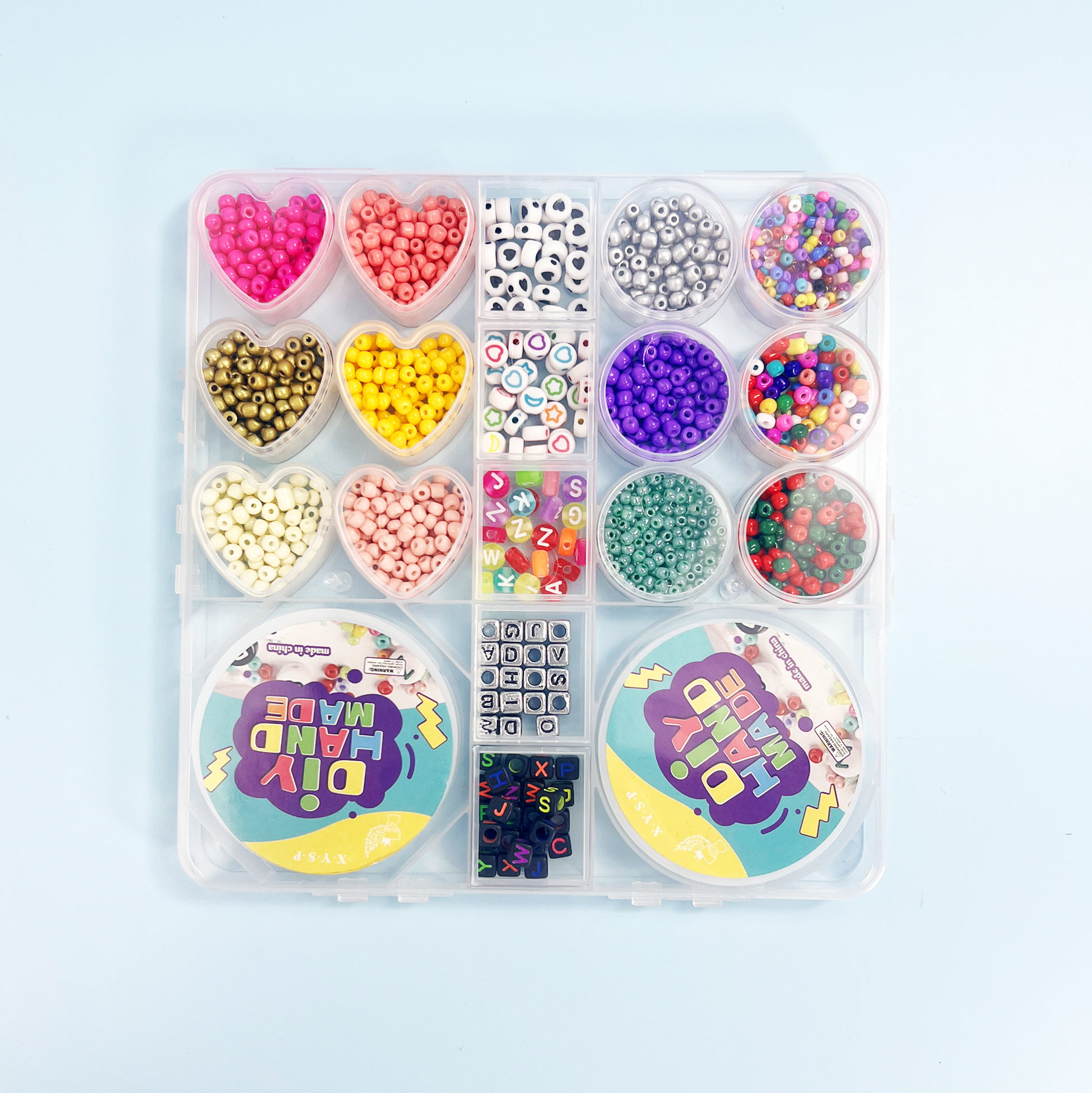 Multi-compartment DIY Bracelet & Necklace Making Kit