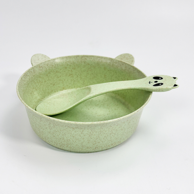 Melamine Kids' Dinner Set with Panda Design