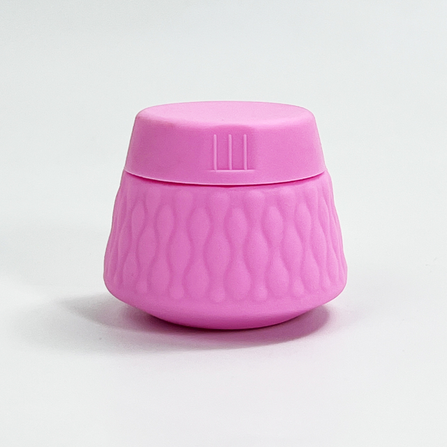Mini Pink Silicone Cream Jar
