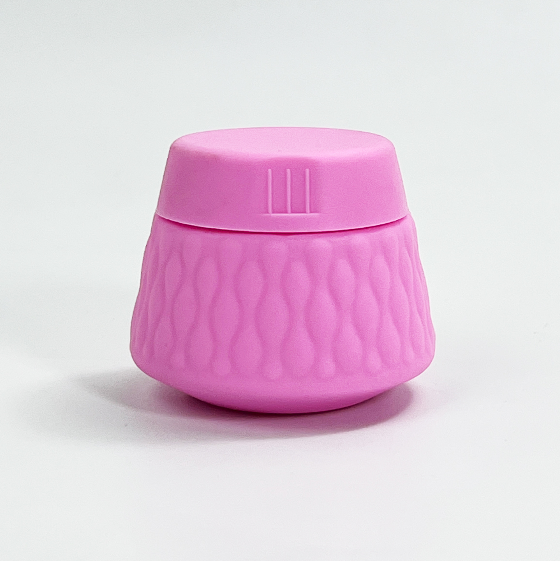 Mini Pink Silicone Cream Jar