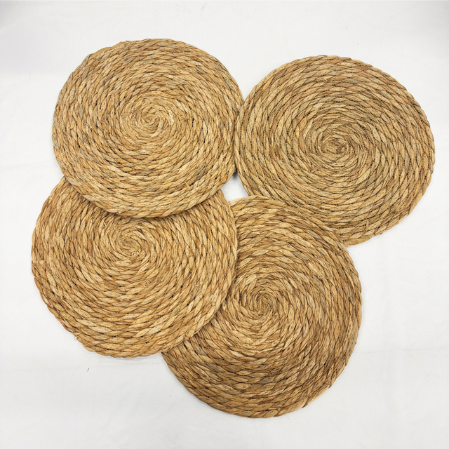 4-Piece Round Rush Coaster Set