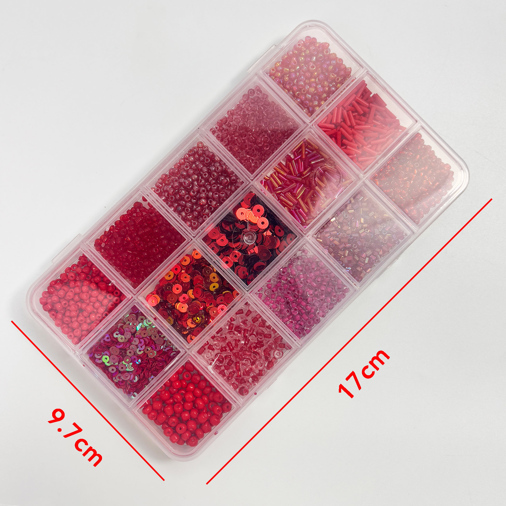 Red-themed DIY Jewelry Making Kit