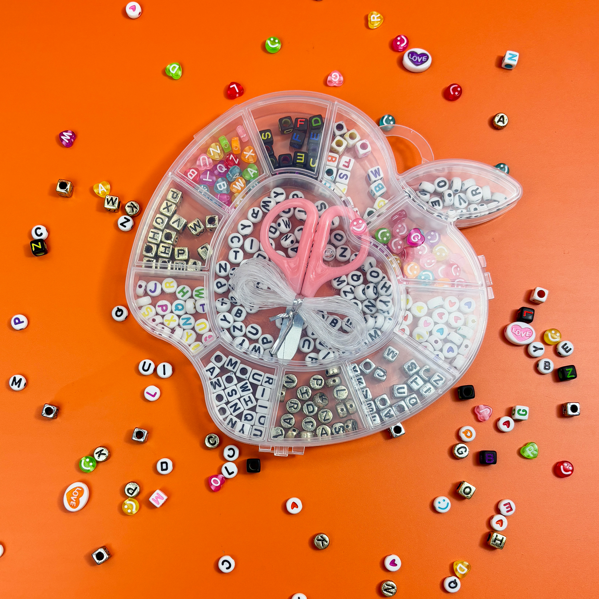 Apple-shaped DIY Jewelry Making Kit for Kids