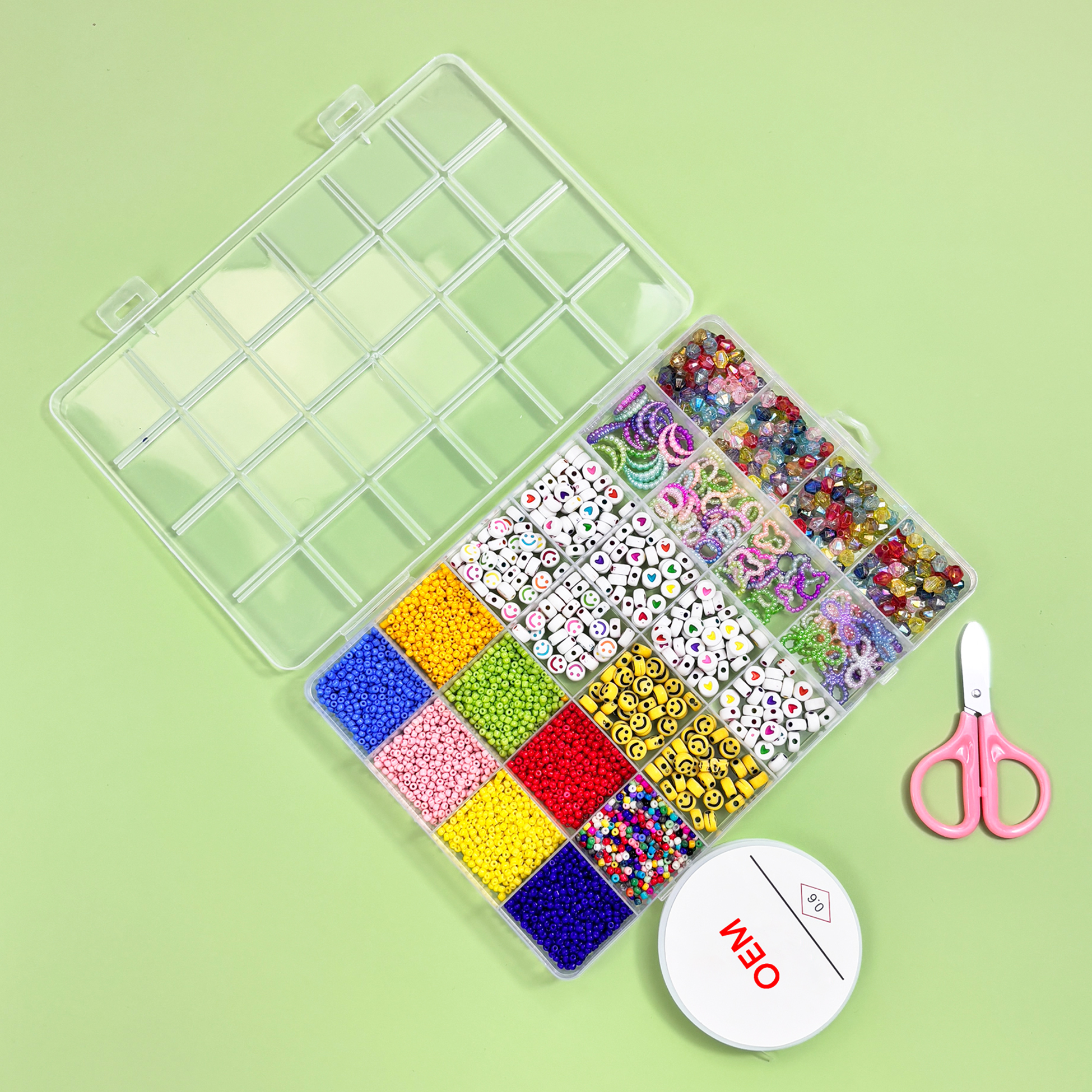 Large DIY Jewelry Making Kit with Assorted Beads