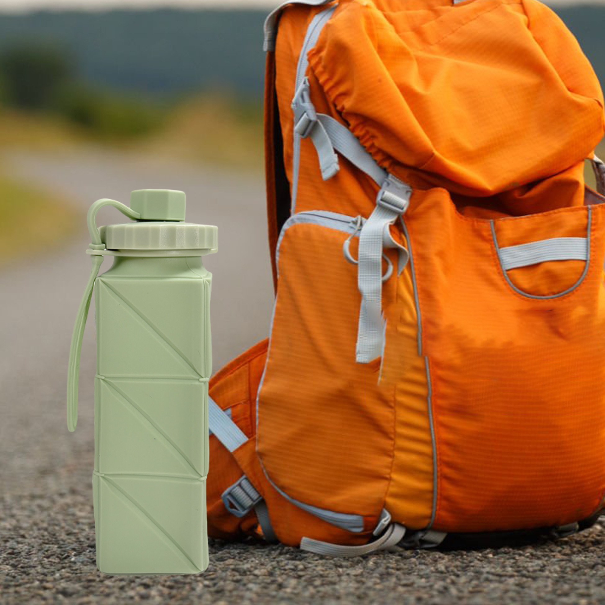 Silicone Collapsible Water Bottle