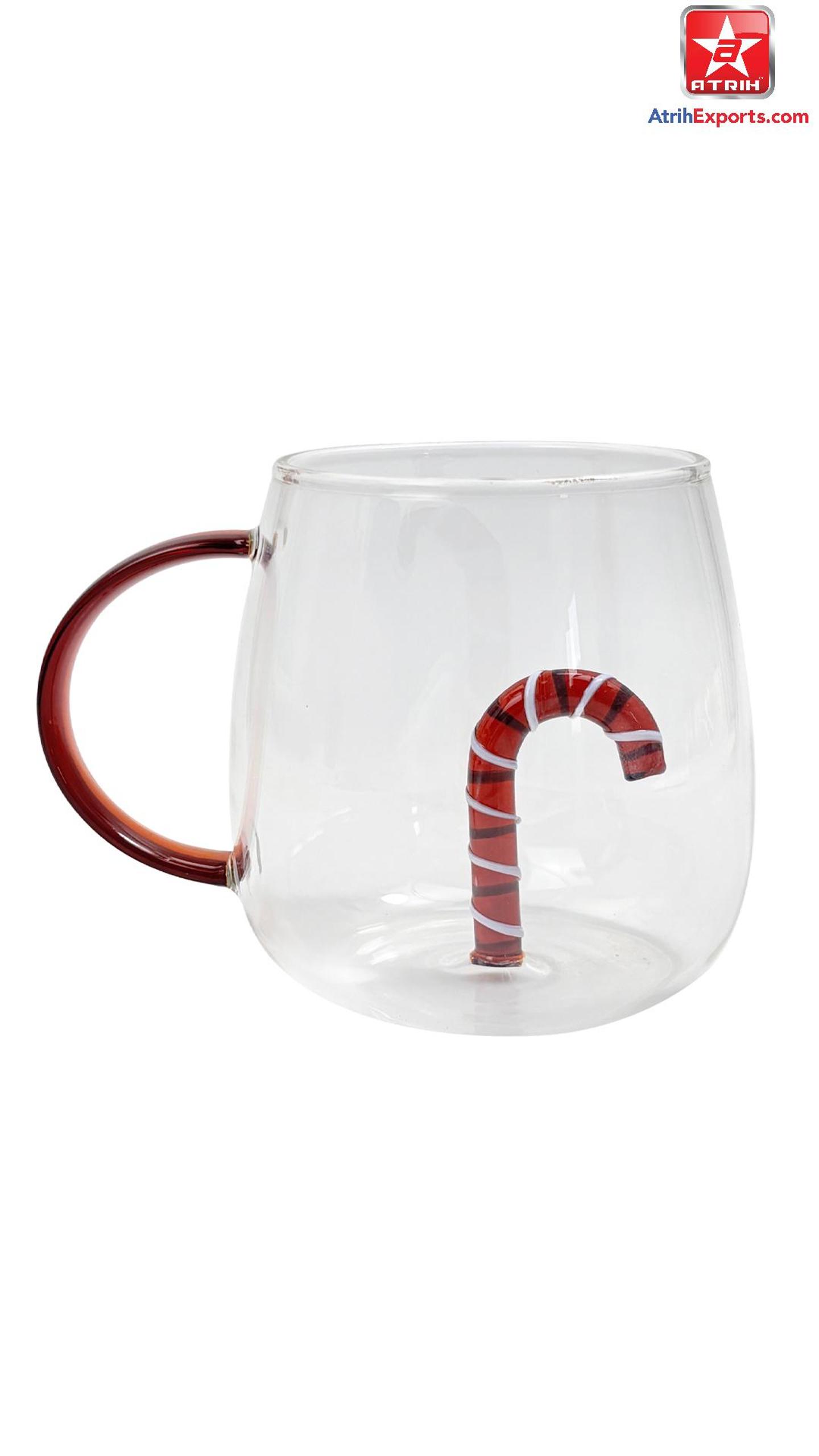Christmas Glass Coffee Mug