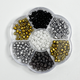 DIY Jewelry Making Kit with Metallic Beads