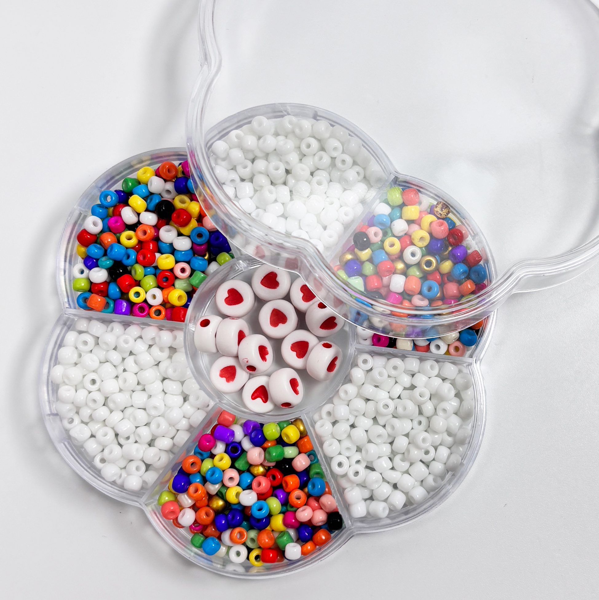 DIY Jewelry Making Kit with Mixed Color Beads