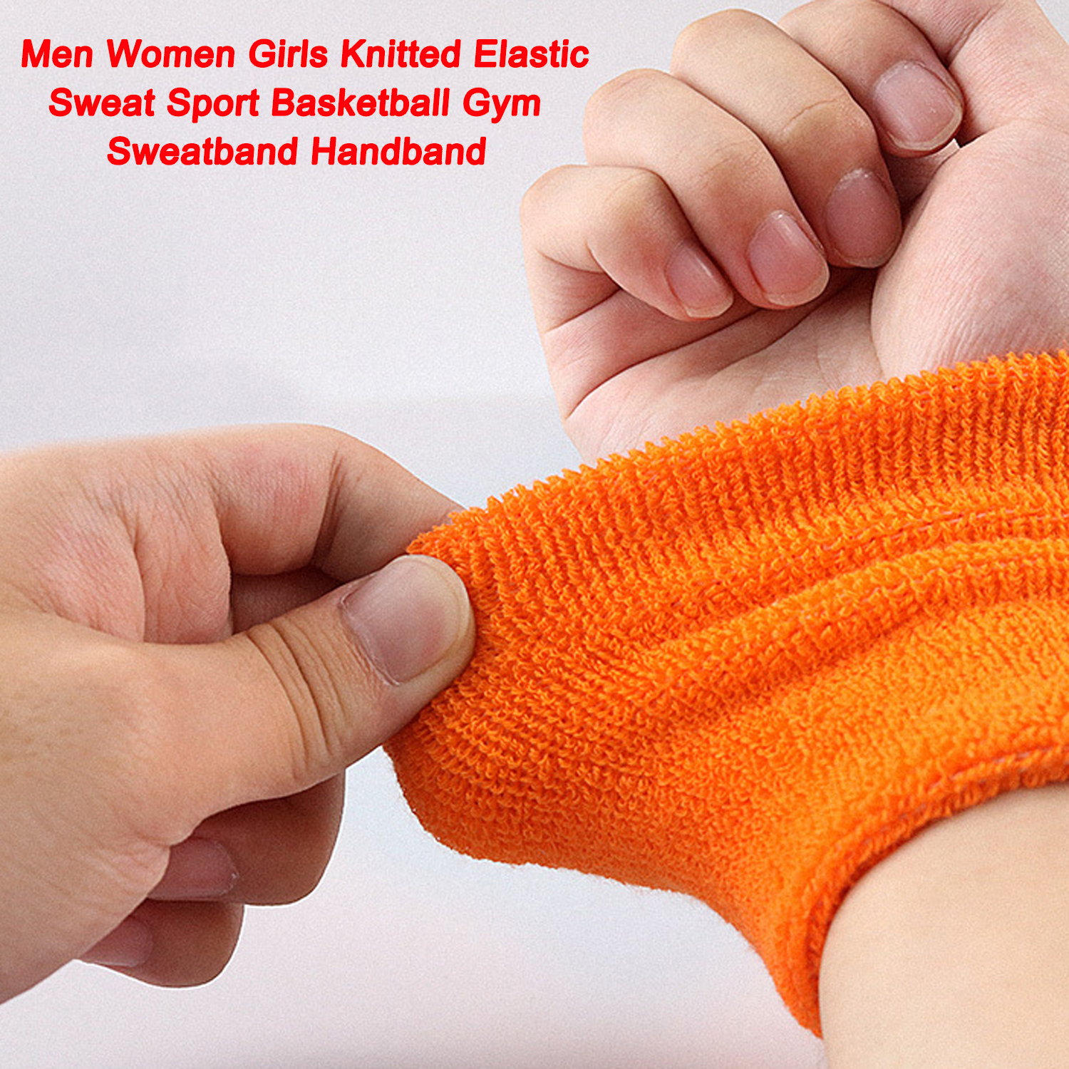7.5*11CM Men Women Girls Knitted Elastic Sweat Sport Basketball Gym Sweatband Handband
