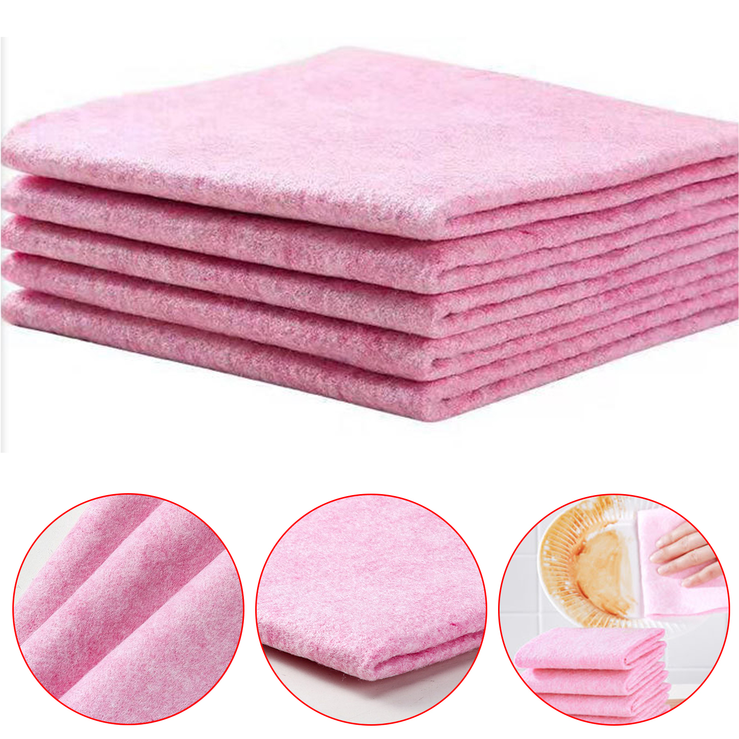 Sponge Cleaning Cloths Biodegradable Dish Cloth Eco Friendly Dishcloth Cellulose Sponge Cloths Cleaning Cloths