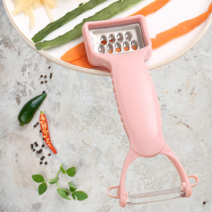 Kitchen Peeler Vegetable Fruit Peeler Multifunctional 360 Degree Rotary Kitchen Tool Potato Carrot Cutter Slicer Grater Melon Fruit Gadgets