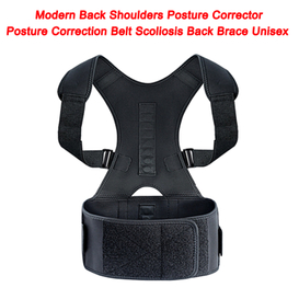 Adjustable Spine Back Rest Support Modern Back Shoulders Posture Corrector Posture Correction Belt Scoliosis Back Brace Unisex