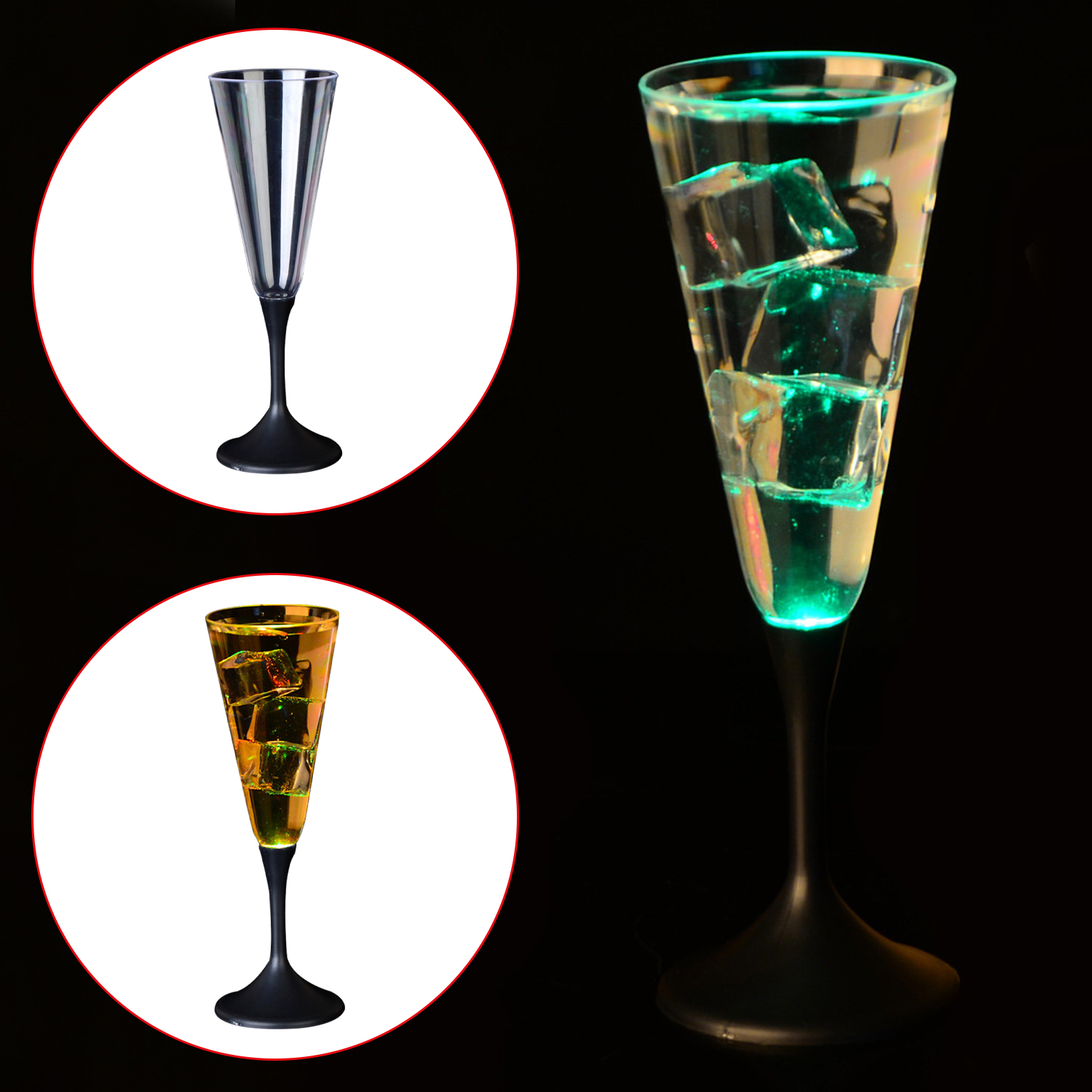 Champagne Cup Flashing Champagne Cup Light Up Champagne Flute Cups Led Champagne Glass Celebration Party Or Bar Using Liquid Activated