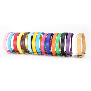 Adjustable Colorful Pet Collars Kitten Cat Collar PU Leather Neck Strap Safe for Dogs Soft Pet Supplies