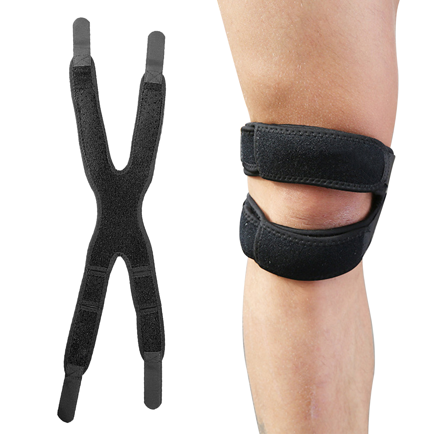 Wholesale Adjustable Knee Patella Brace Pad Support Strap Protector Patella Band Store Wholesale Dropshipping Factory Price